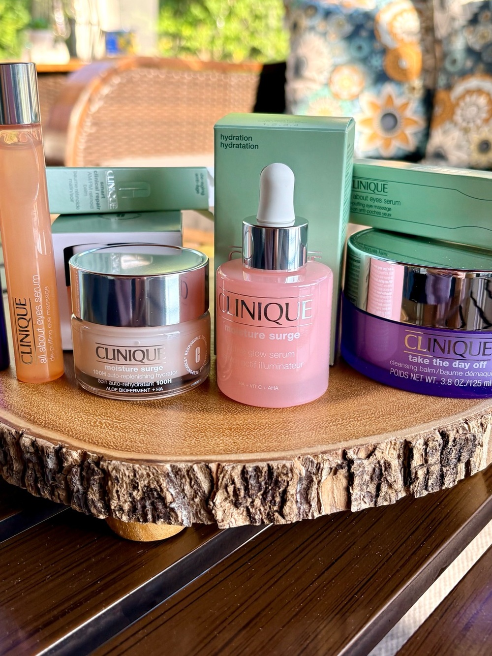 Clinique Moisture Surge Hydrating Glow Serum full size new bundle